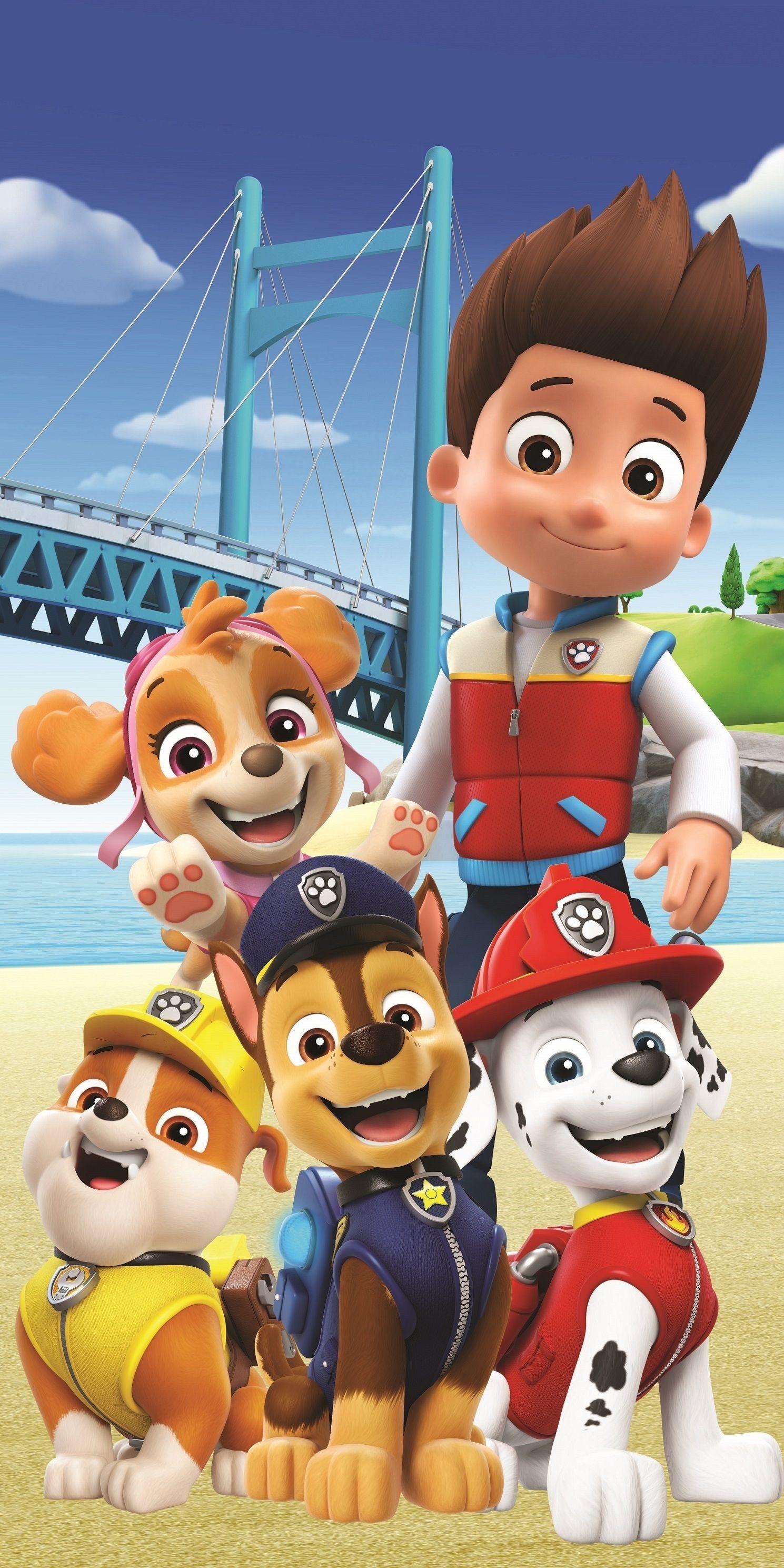 PAW PATROL Strandtuch Baumwolle Strandtuch Frottee günstig online kaufen