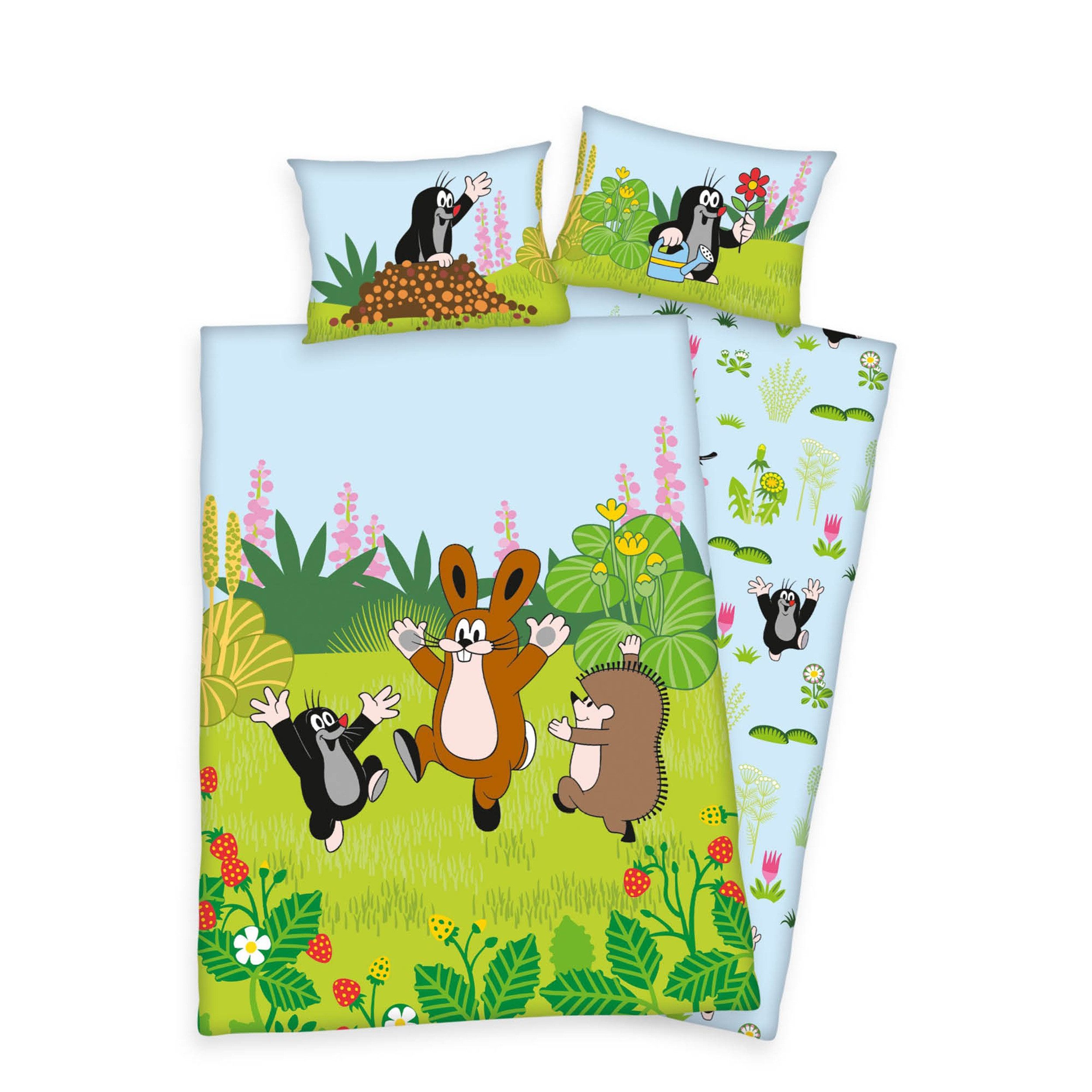 Familando Babybettwäsche Der Kleine Maulwurf Babybettwäsche 100x135+40x60 c günstig online kaufen