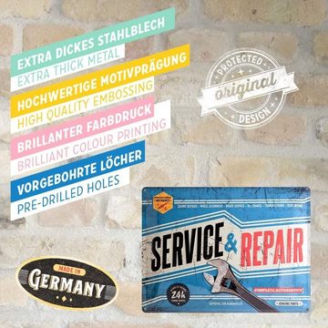 Nostalgic-Art Metallschild Blechschild 30 x 40 cm - Best Garage - Service & Repair