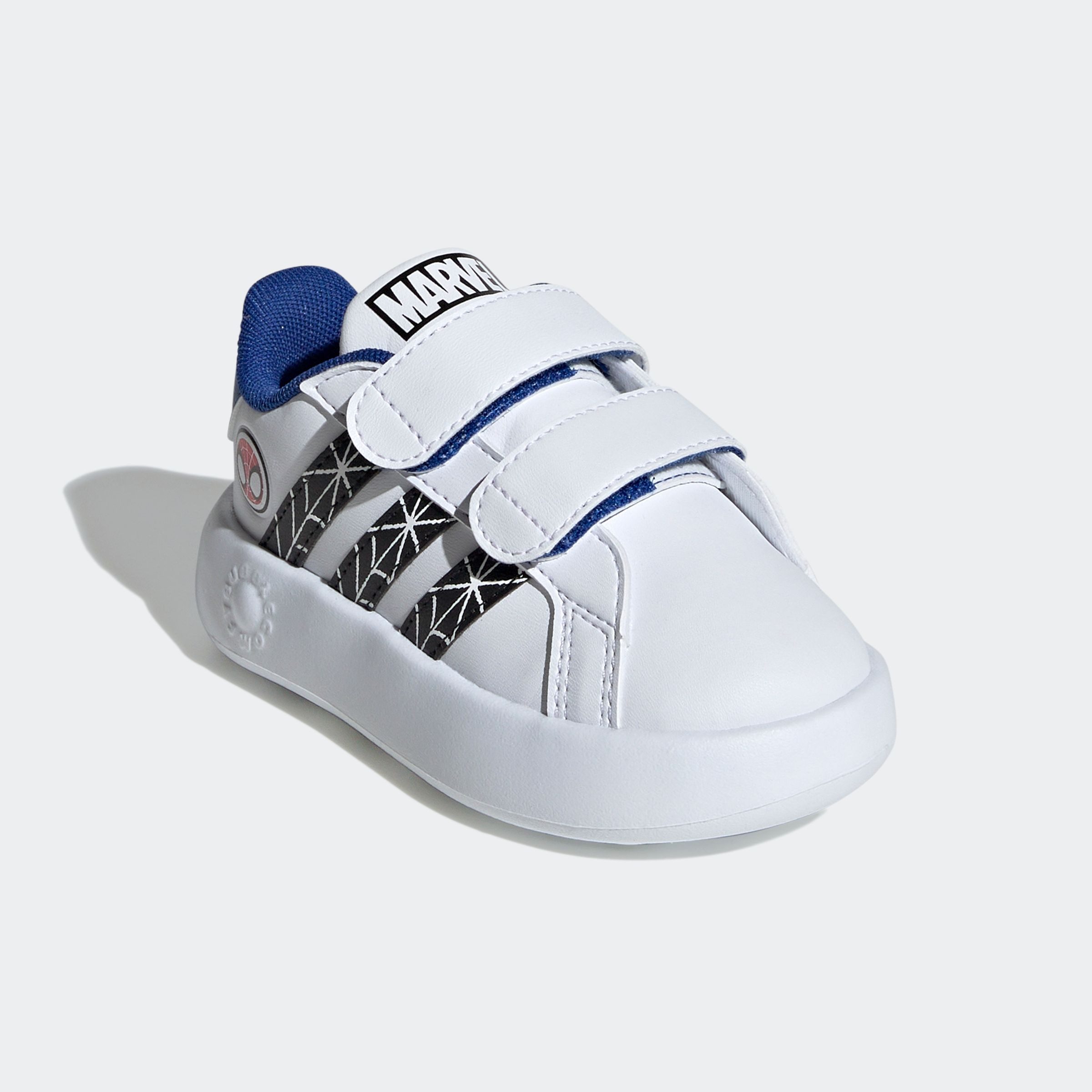 adidas Sportswear ADIDAS MARVEL SPIDER-MAN KIDS GRAND COURT SCHUH Klettschuh Design auf den Spuren des adidas Superstar, für Kinder