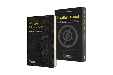 MOLESKINE Notizbuch, Traveller's Passion Journal - Fester Einband Groß (13x21) - National Geographic - inkl. kostenlosem digitalem 12-monatigen Abonnement