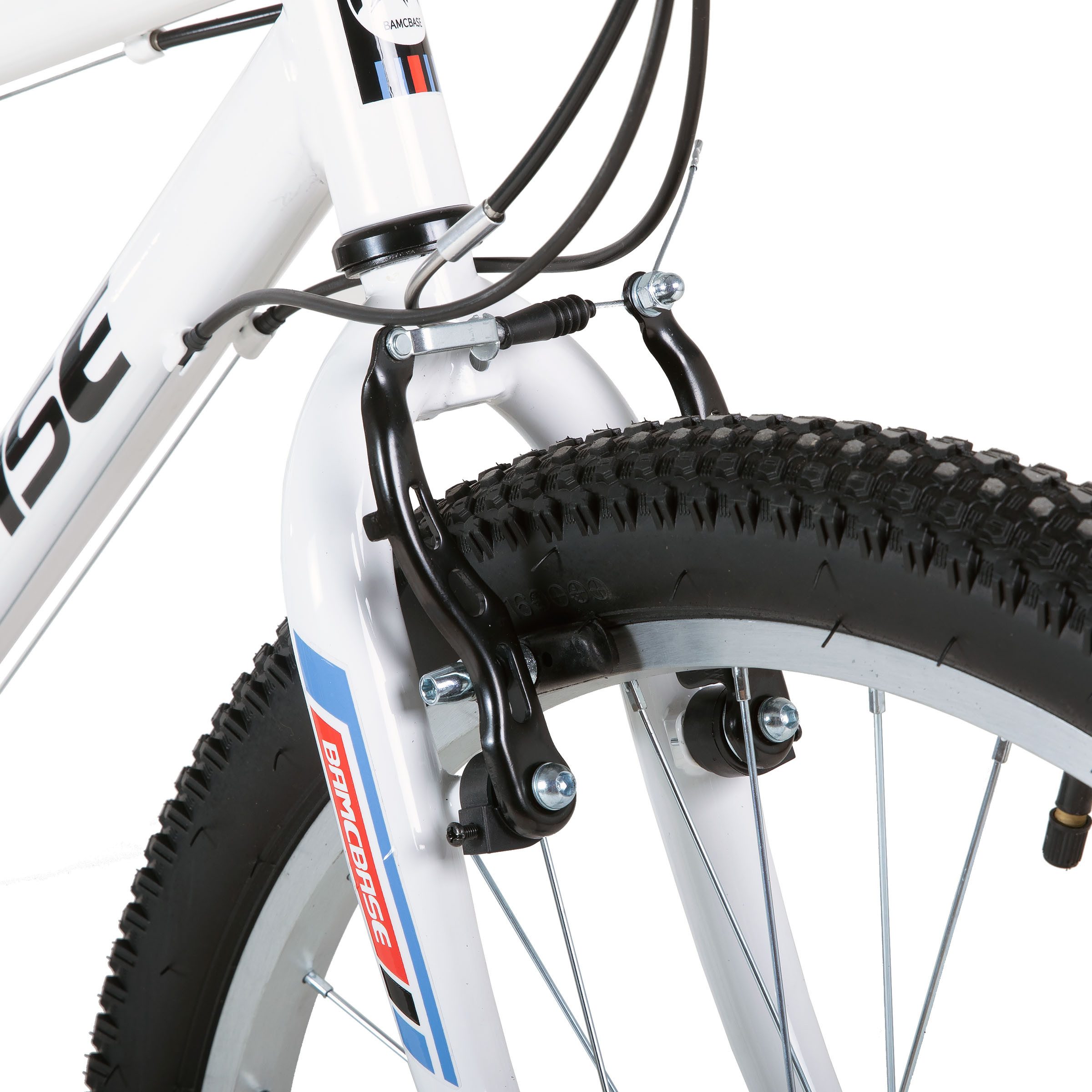 HILAND Mountainbike 24 26 Zoll MTB Fahrrad für Jugendliche & Erwachsene, Studentenpendeln, mit Doppel-V-Bremse, 18-Gang, High Carbon Stahlrahmen