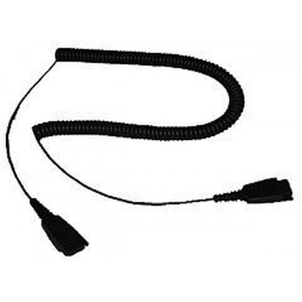 Jabra 8730-009 Cable QD Kabel für QD-Anschluss schwarz PC-Headset