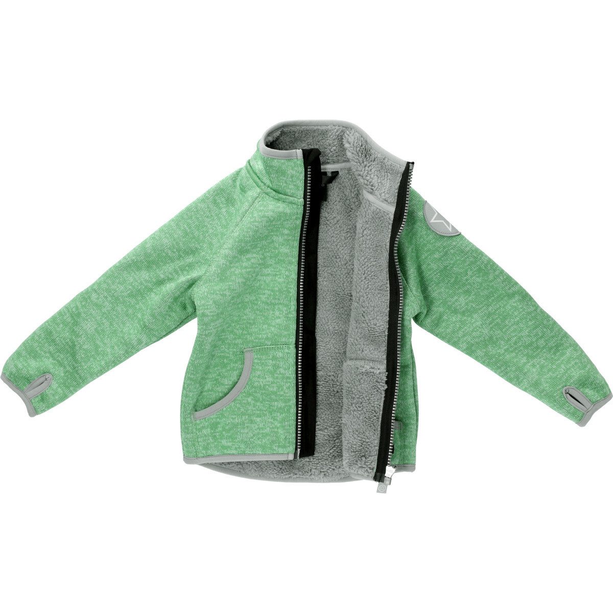 Villervalla Fleecejacke Stern Unisex Kinder Strickjacke, Übergangsjacke, Sweatjacke, Outdoorjacke, Wanderjacke