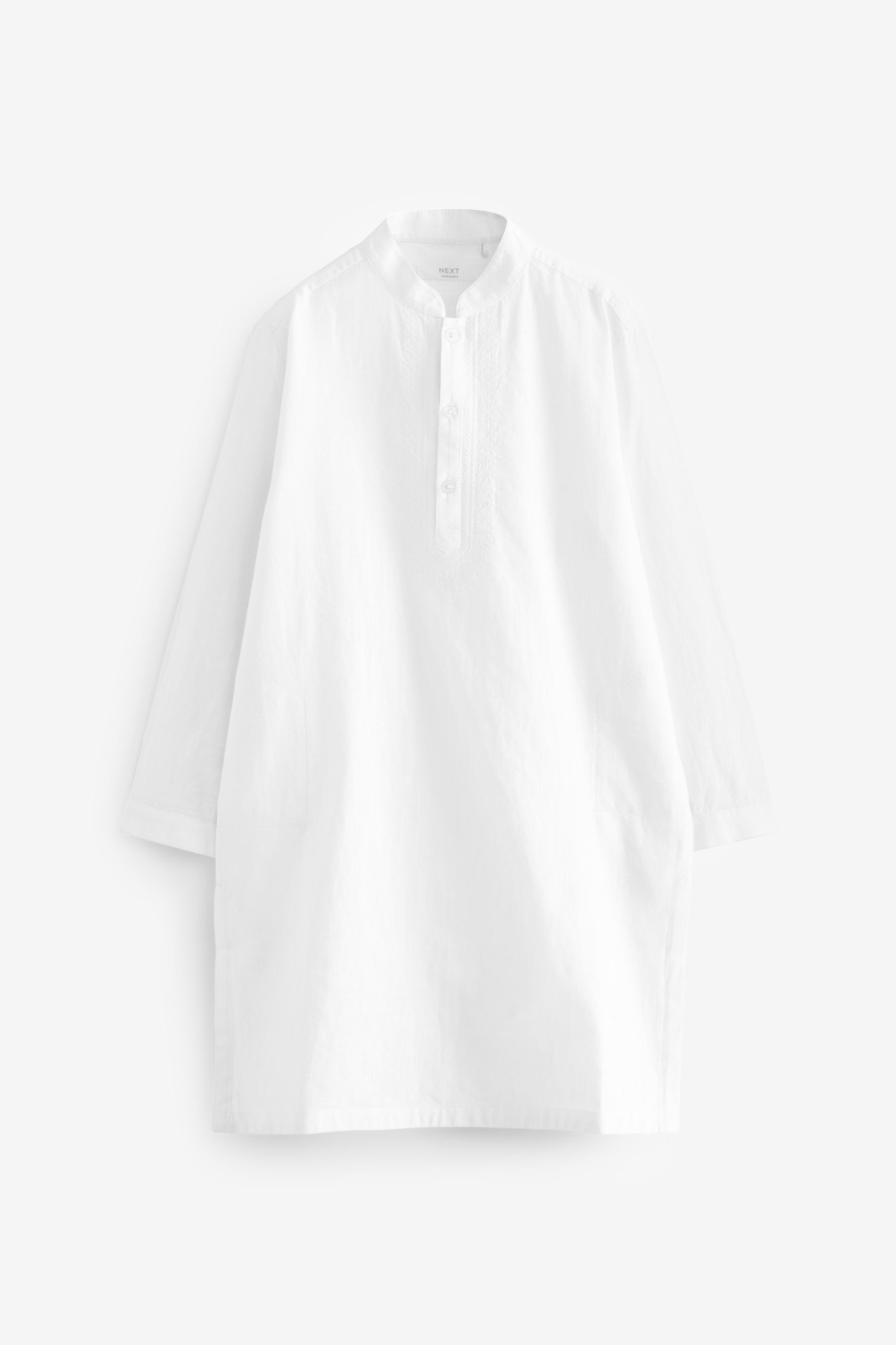 Next Kurzarmhemd Kurta (1-tlg)