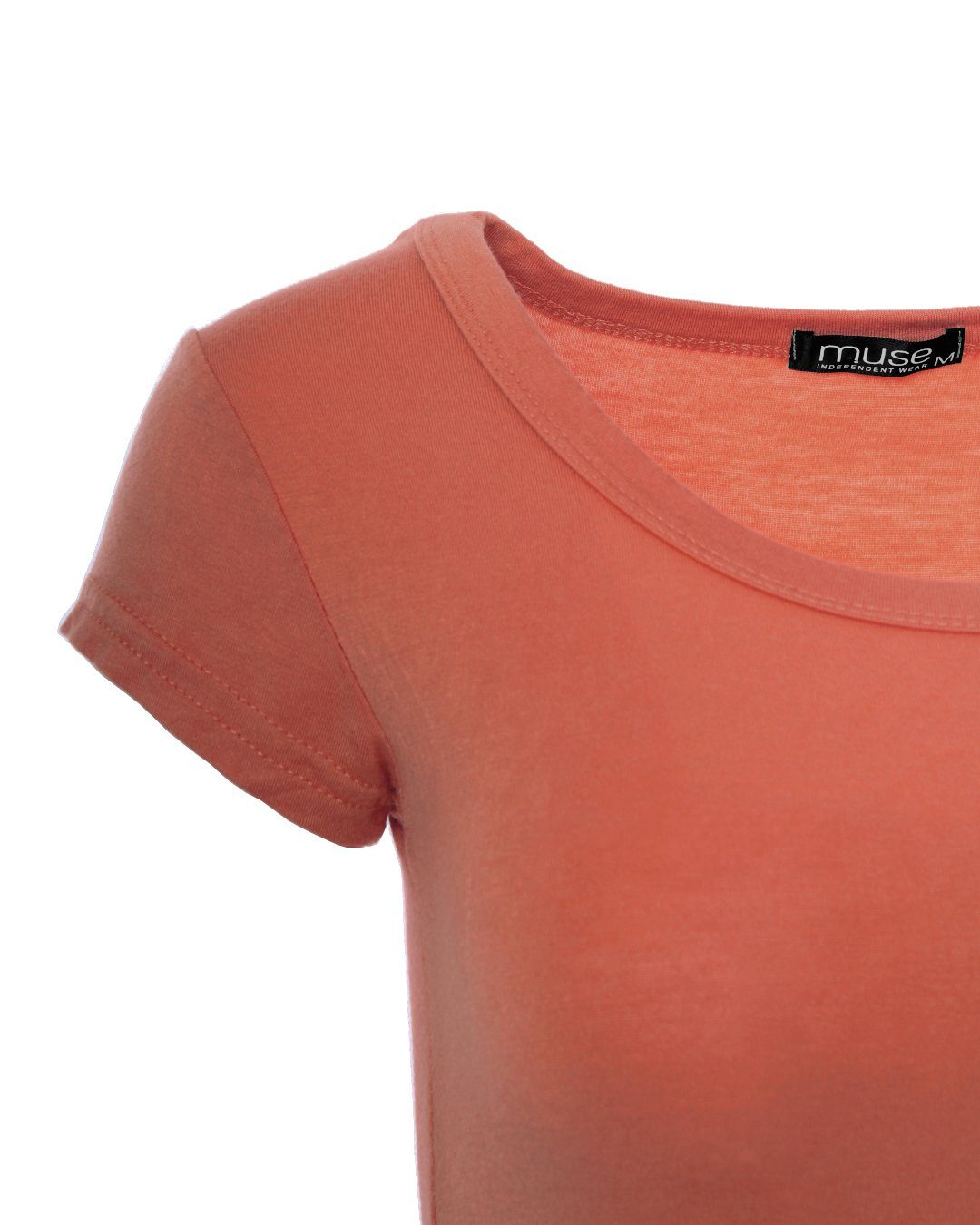 Muse T-Shirt Basic Kurzarm T-Shirt Skinny günstig online kaufen