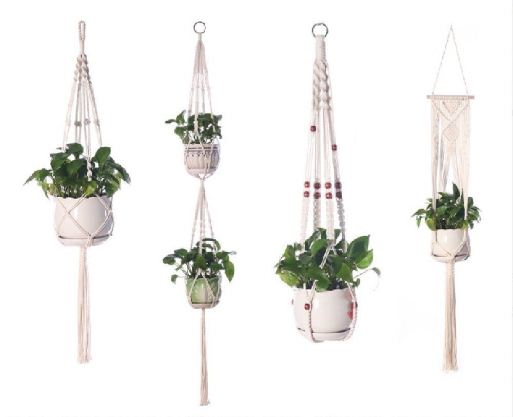 Coonoor Dekohänger Makramee Blumenampel, Blumentopf Pflanzen günstig online kaufen