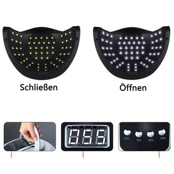 Scheiffy Lichthärtungsgerät LED UV Lampe für Nägel,Nageltrockenlampe,Nageltrockner für Gelnägel, 66pcs Lampenperlen
