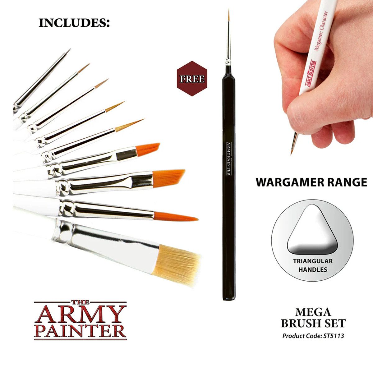 Army Painter Malpinsel Mega Brush Set - Pinselset