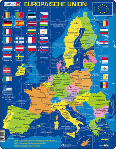 Media Verlag Puzzle Europäische Union (Kinderpuzzle), 99 Puzzleteile