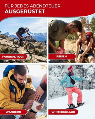 Alpenwert Erste-Hilfe-Set Outdoor First Aid Kit Set für Kinder, Fahrrad, Wandern, Erste Hilfe Set Outdoor