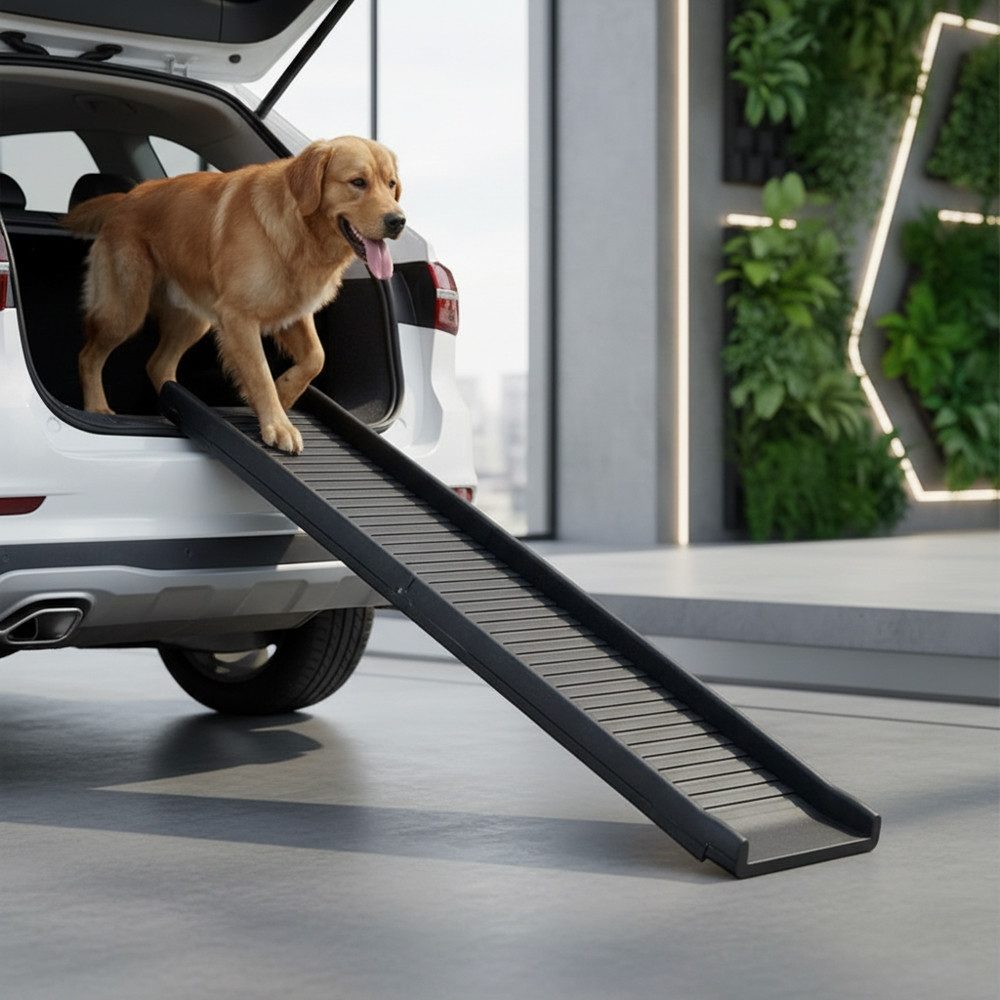 Mucola Hunderampe Hunderampe klappbar Teleskop Einstiegshilfe Hundetreppe T günstig online kaufen