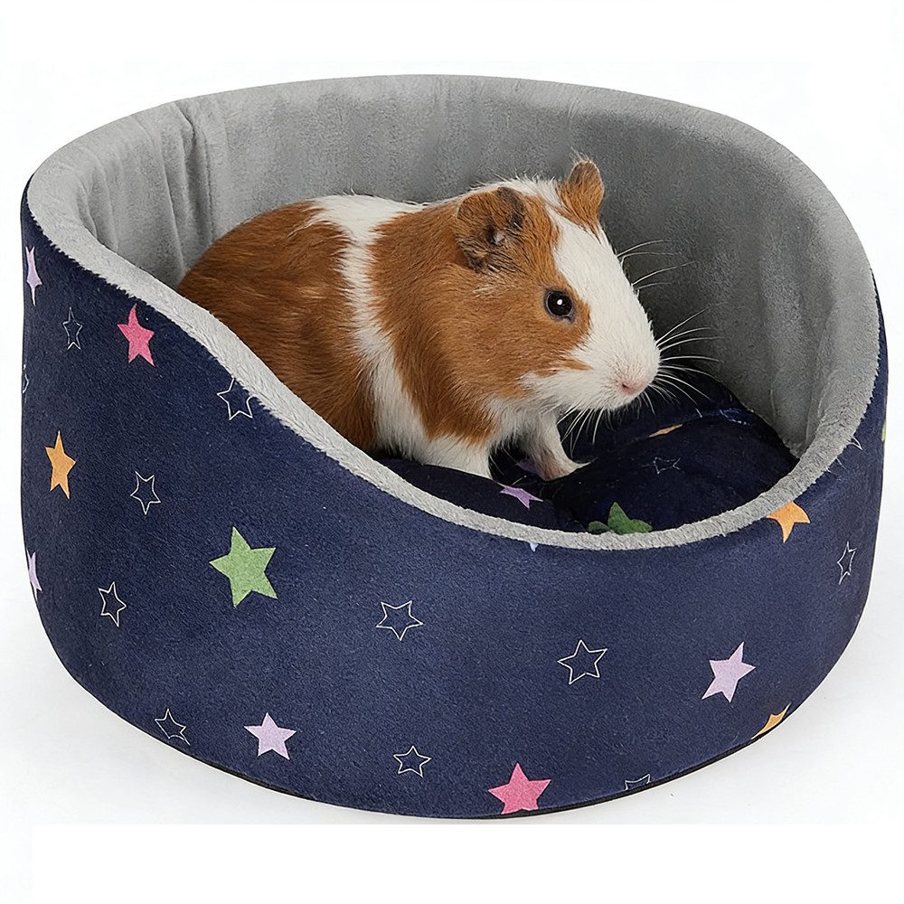 Ledander Tierbett Meerschweinchenbett,weiches Bett mit herausnehmbarer, dicker Matte, maschinenwaschbar, Meerschweinchen Decken,Zubehör für Meerschweinchen