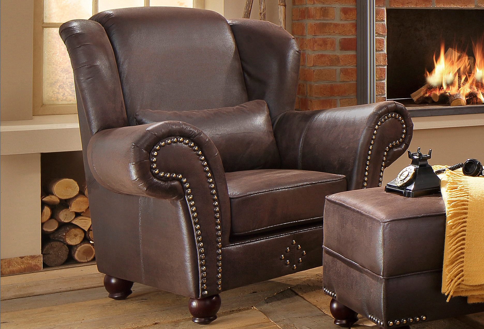 Ohrensessel - KING GEORGE - von HOME AFFAIRE - ab 349,99€ 