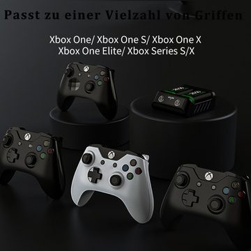 Tadow Akku für Xbox One/Series X&S Controller, 2650mAh, Zubehor für Xbox Contoller (Schnell ladende Akkus, mit Ladegerät)