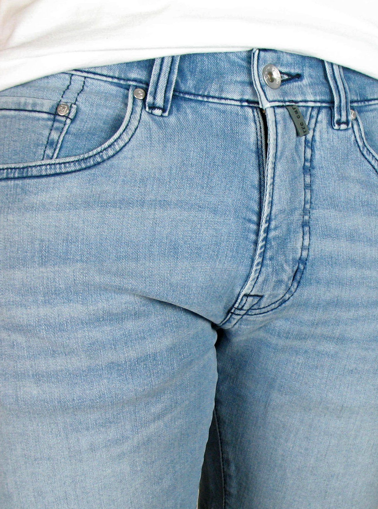 Pierre Cardin Jeansshorts Bermuda Stretch-Denim