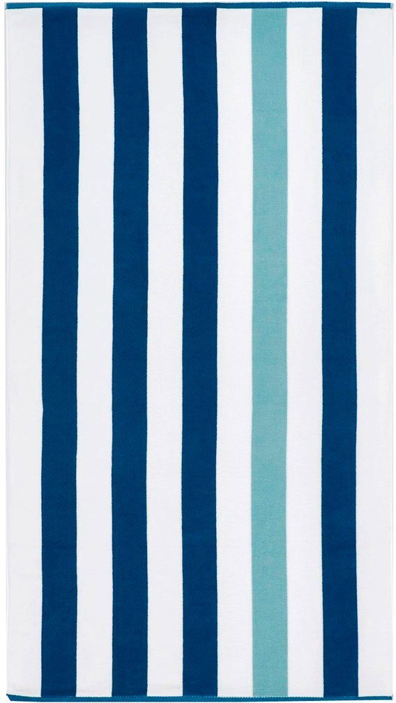 Egeria Strandtuch BEACH CABANA STRIPE, Frottiervelours günstig online kaufen