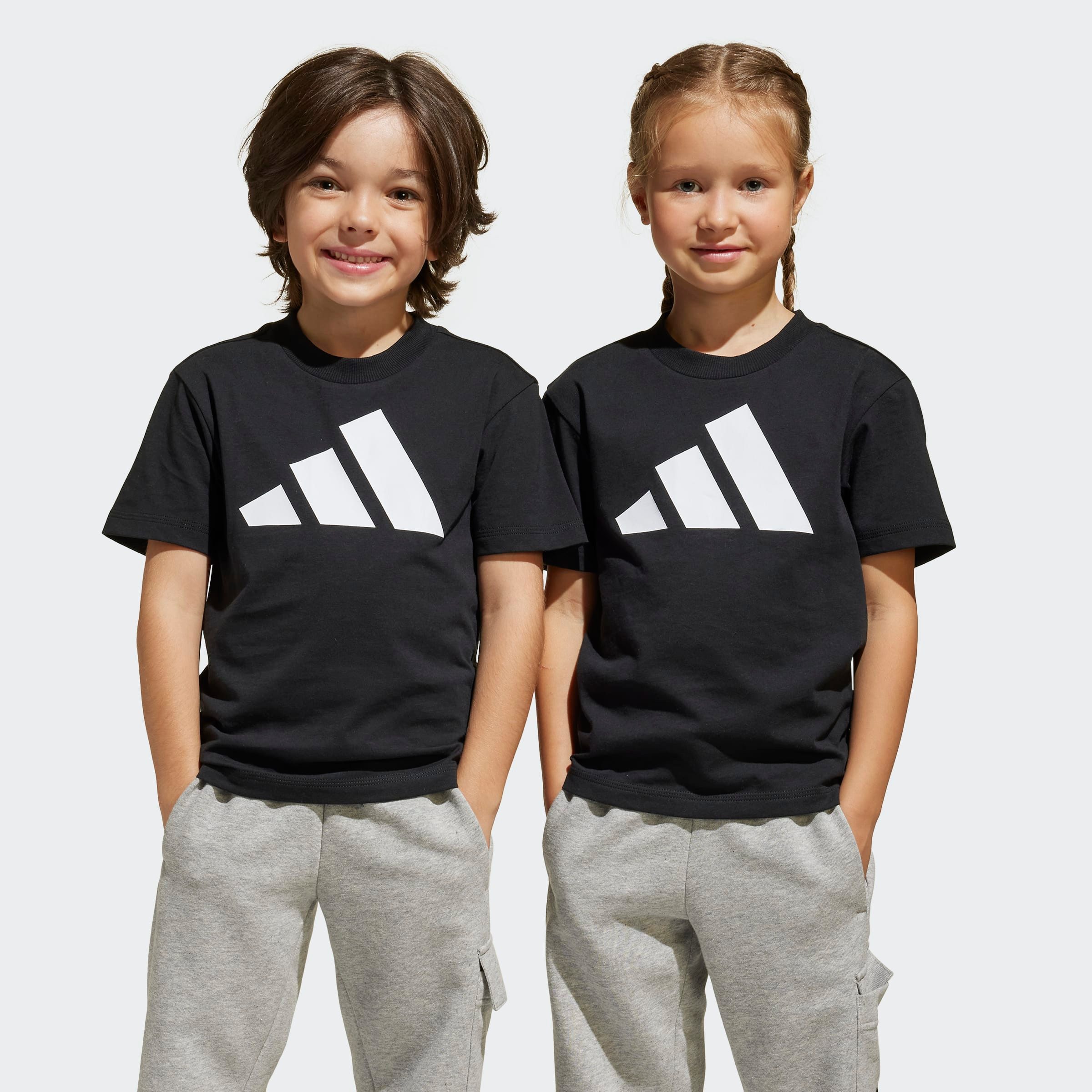 adidas Sportswear T-Shirt LK BL TEE 160 sportlicher Stil, Kurzarm, aus Baumwolle