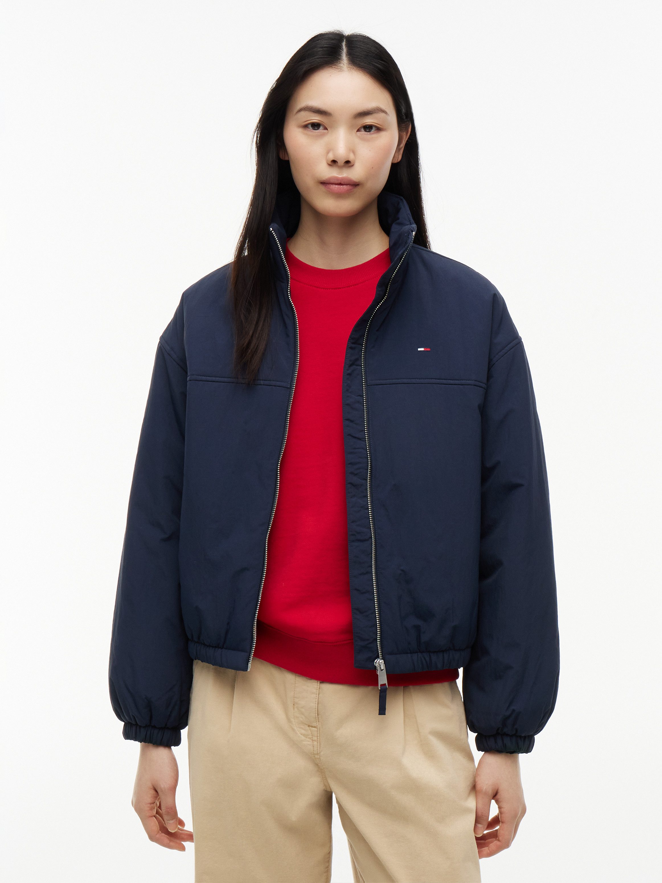 Tommy Jeans Blouson TJW PADDED HIGH NECK JACKET Kunstfaser