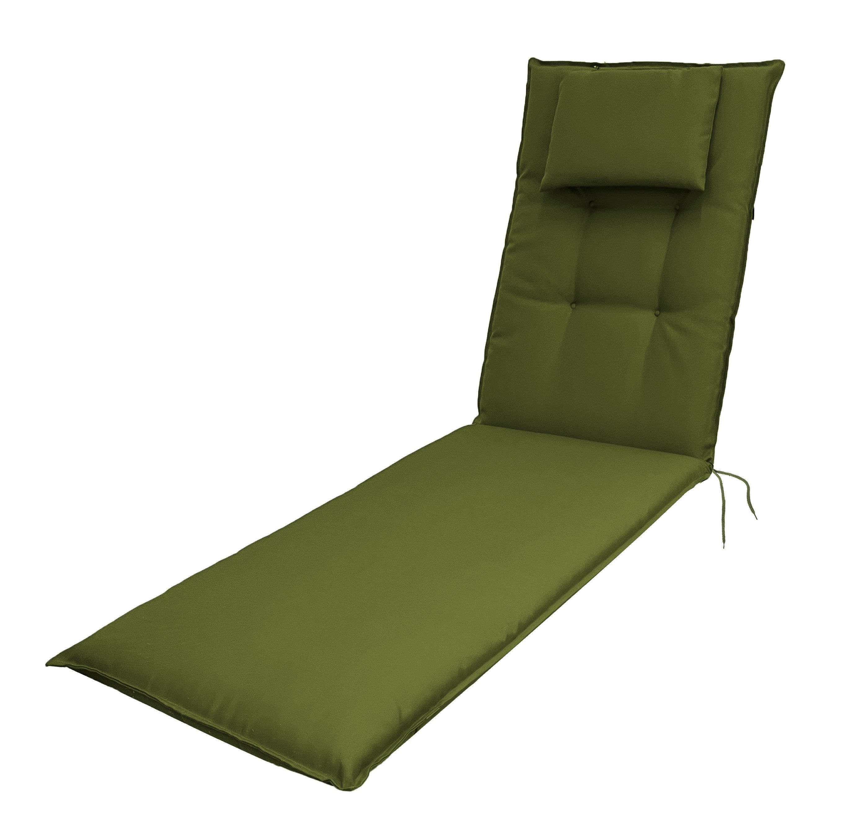 doppler® Liegenauflage 7836 195 x 60 x 8 cm Auflage für Liege Kissen Polster Einlage grün, (1 St., 1 Auflage), UV-beständig für Gartneliegen