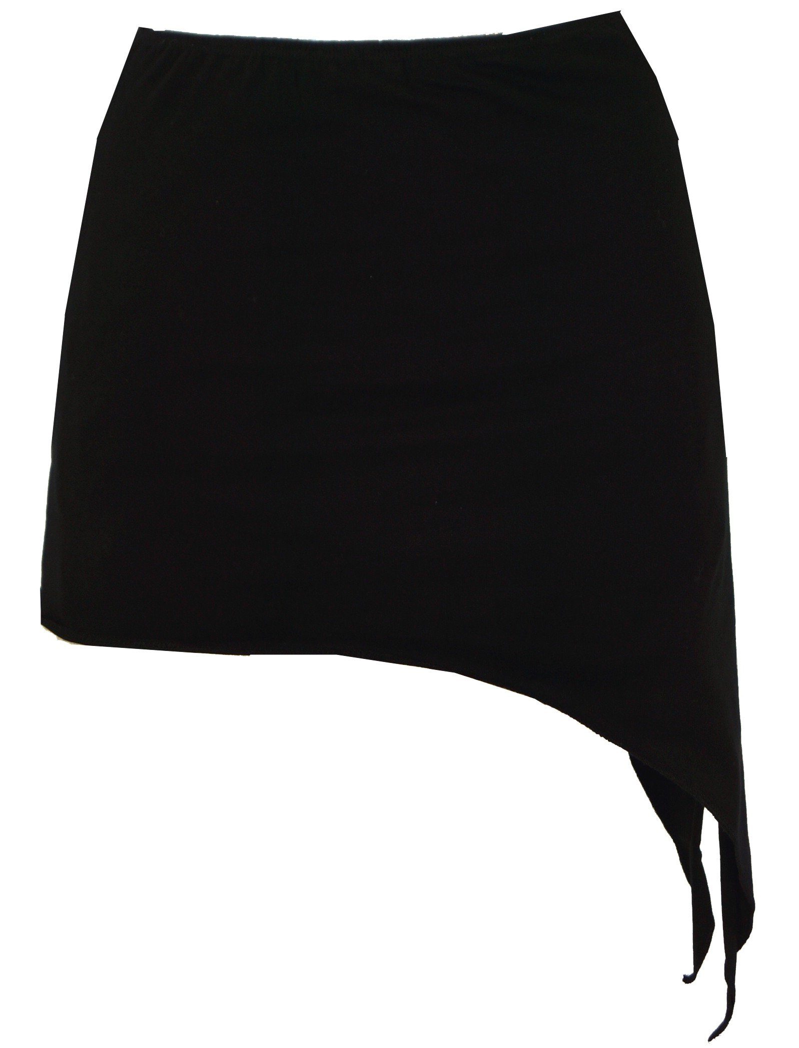 Guru-Shop Minirock Pixi Zipfelrock, Goa Top, Minirock, Yogarock -.. alternative Bekleidung