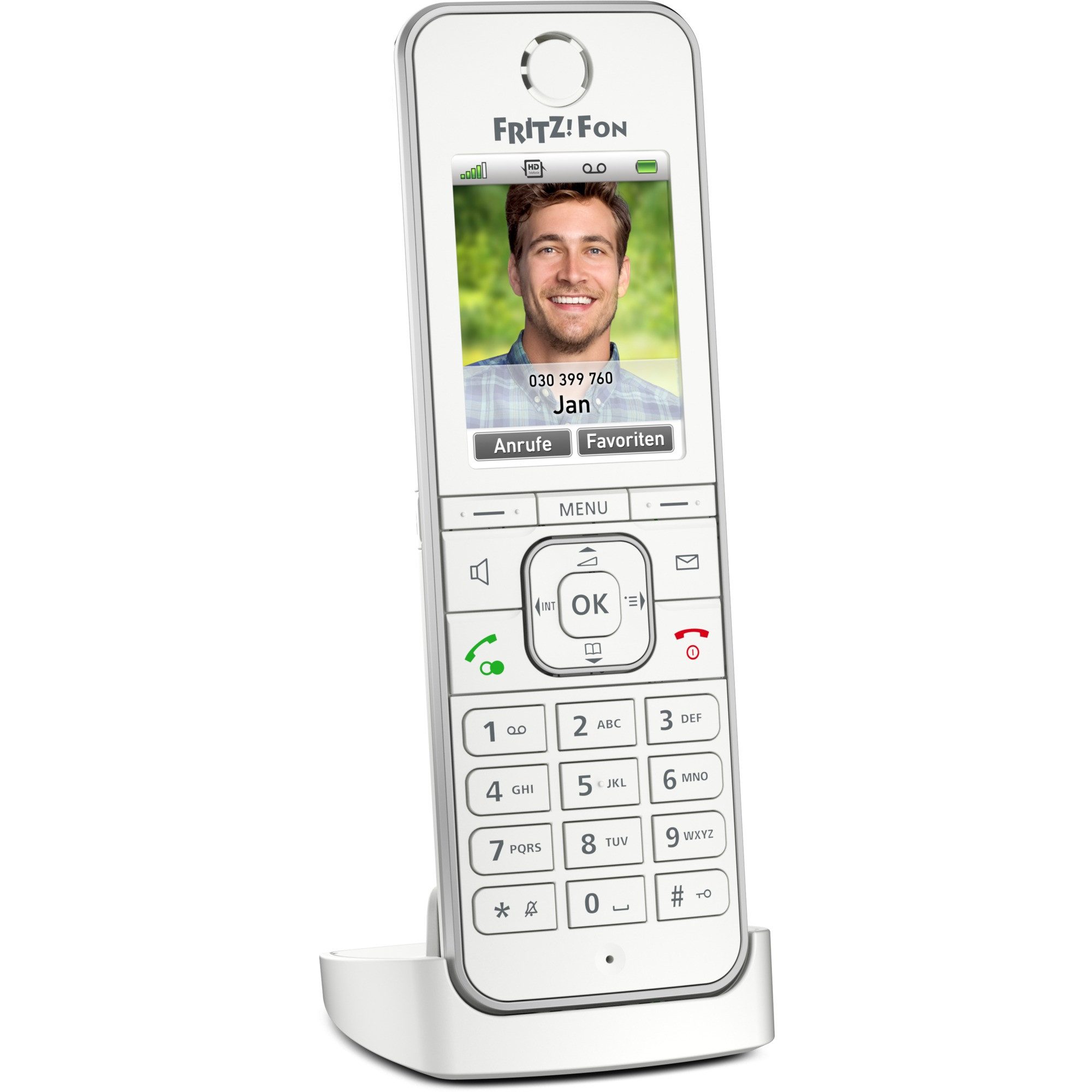 Fritz! FRITZ! Fon C6, Mobilteil Schnurloses DECT-Telefon