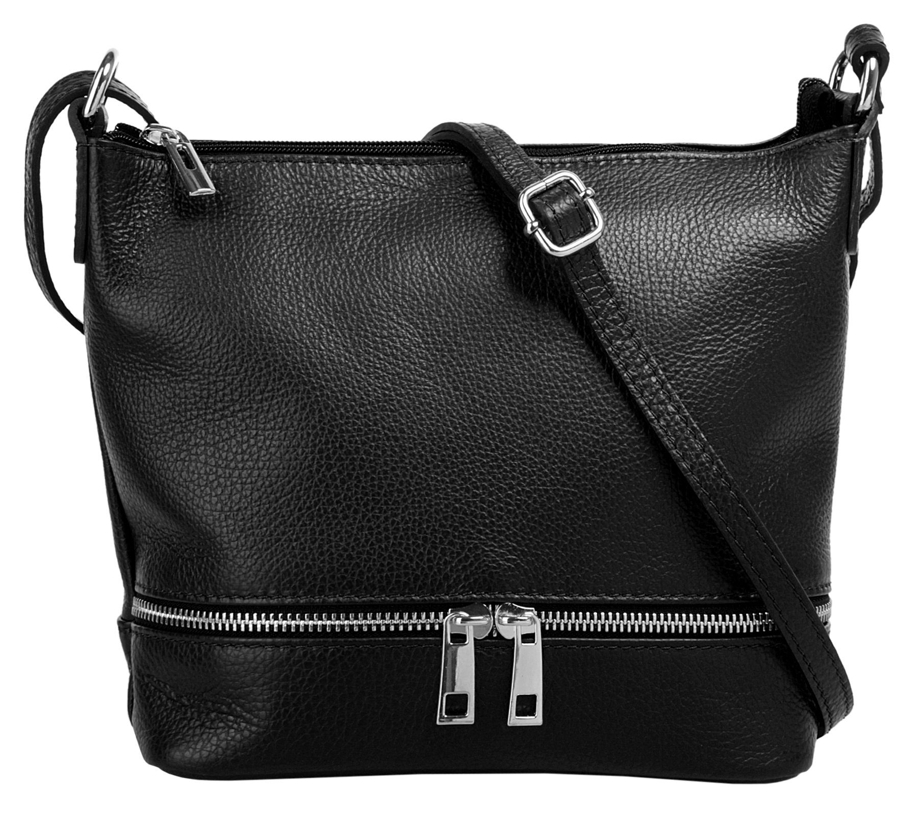 Cluty Umhängetasche CLUTY Damen echt Leder, Made in Italy, echt Leder, Made in Italy