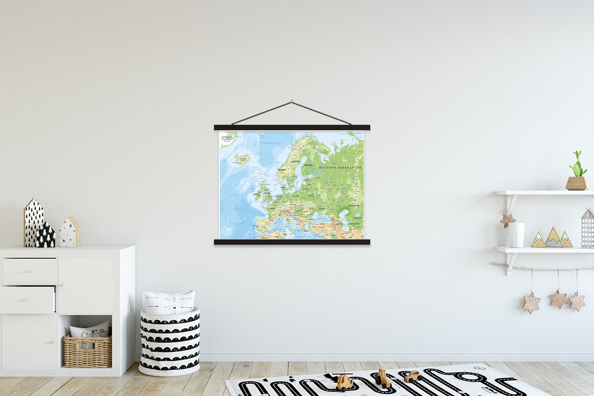 MuchoWow Poster Karte - Europa - günstig online kaufen