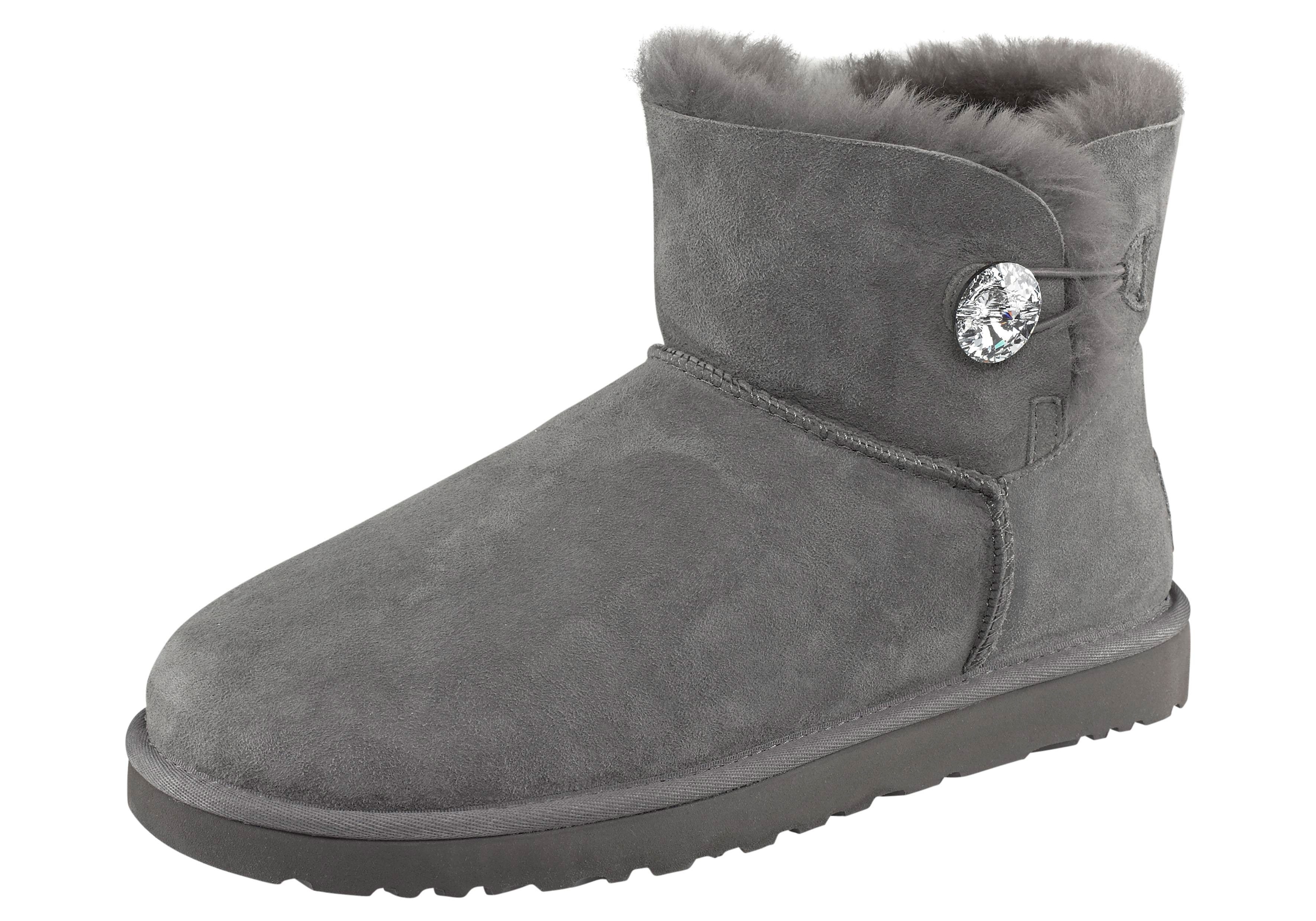 ugg mini bailey button bling braun