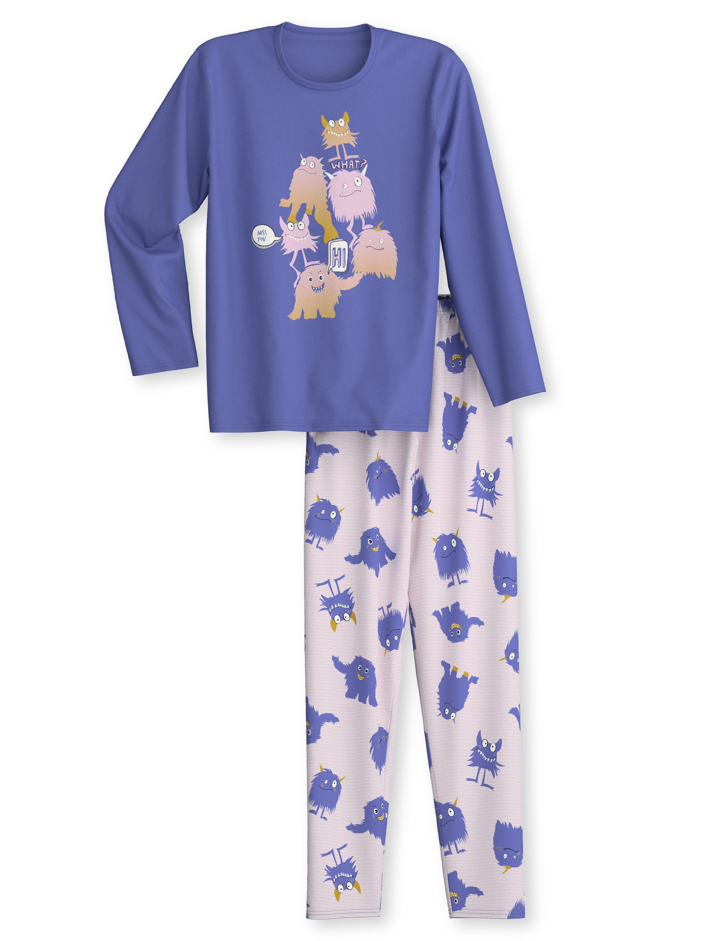 CALIDA Pyjama Kids Monsters Kinder (2 tlg)