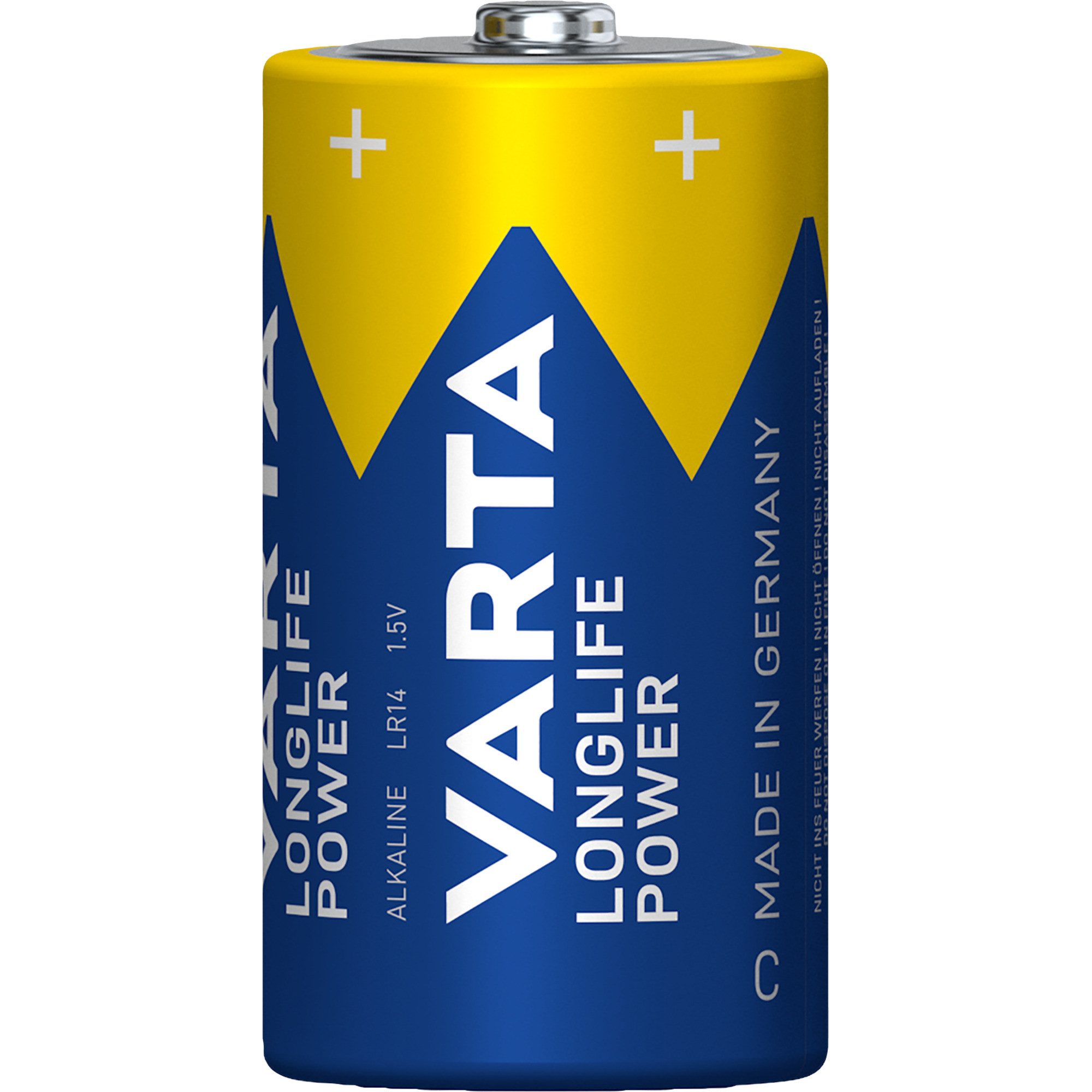 VARTA VARTA Longlife Power Batterie LR14, C (Baby), (4 Batterie