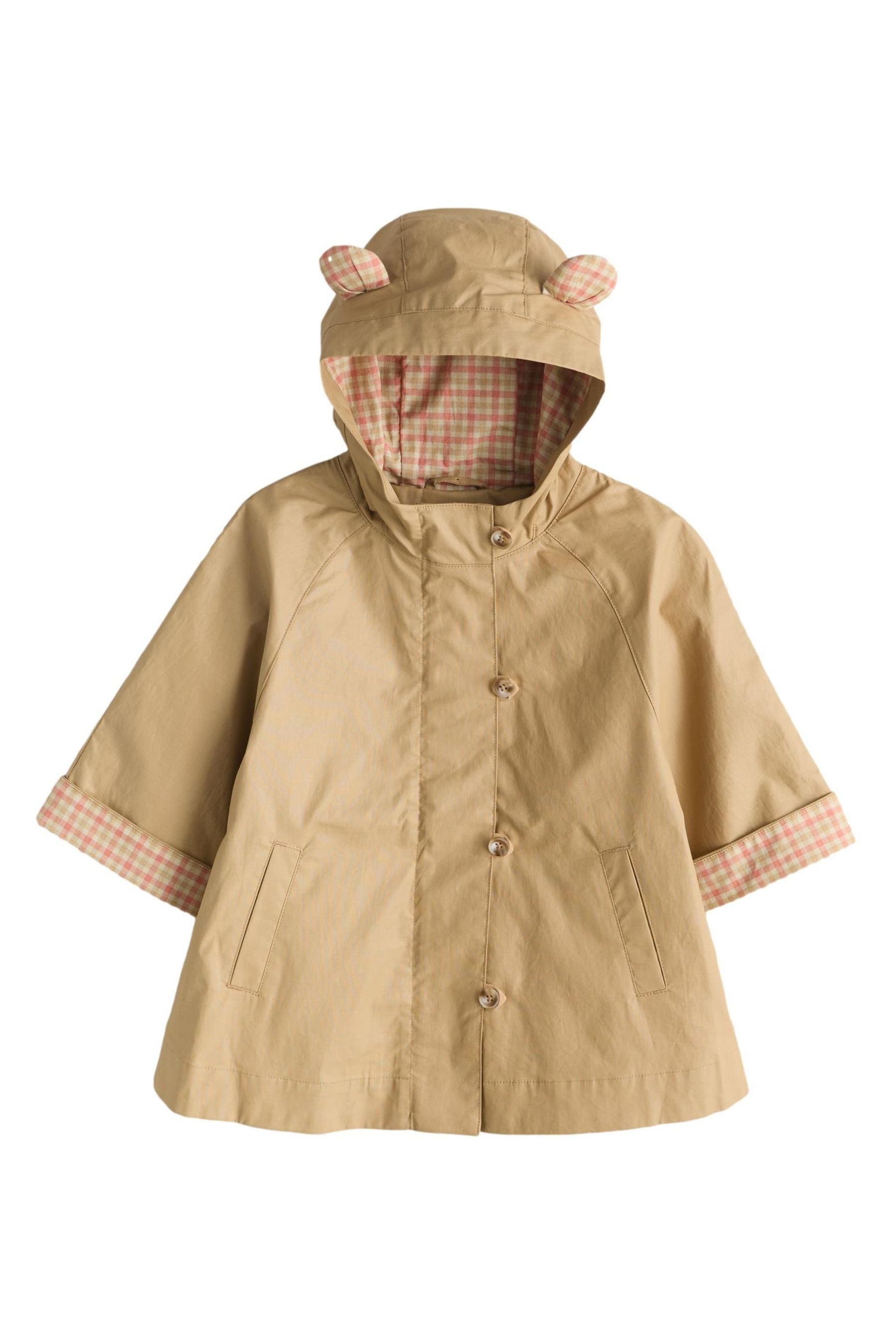 Next Regenjacke Wasserabweisender Trenchcoat mit Kapuze (1-St)