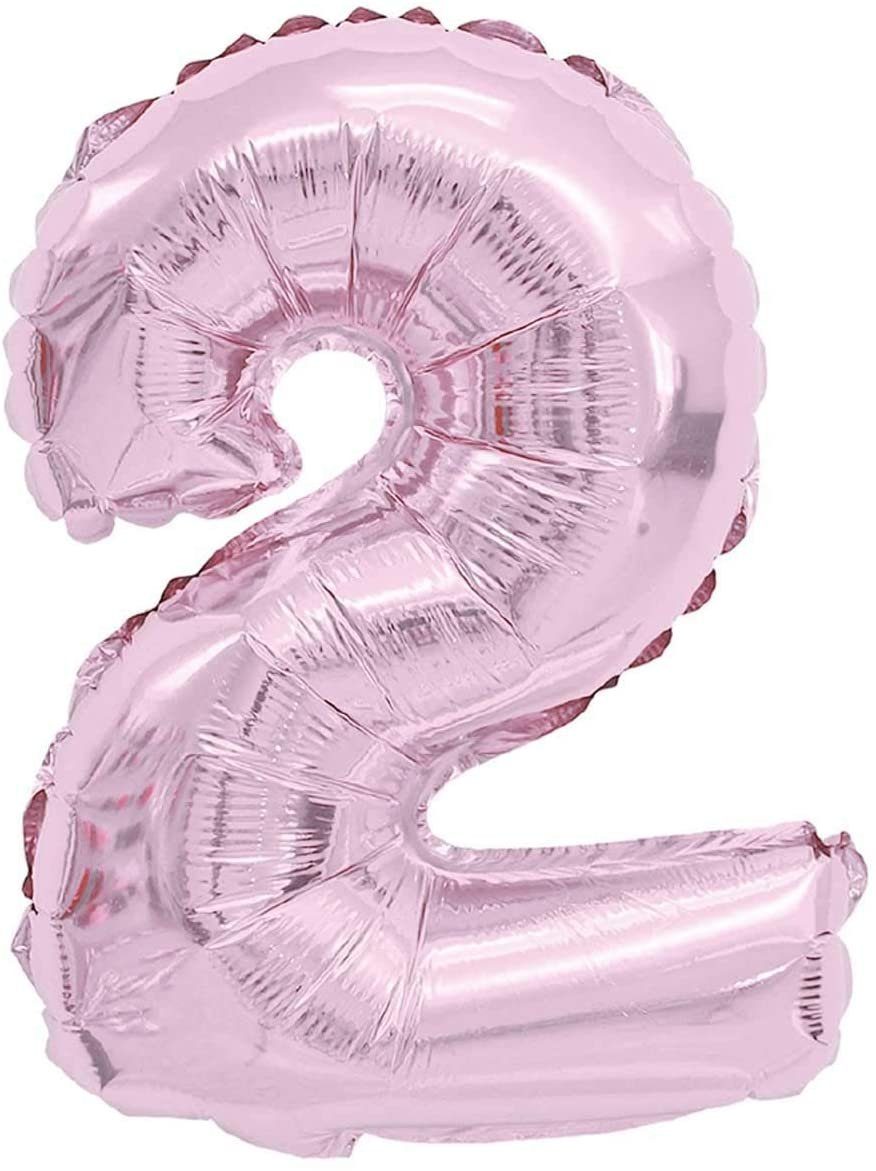Folienballon 80 Heliumballons Zahlen-Luftballons, Party-Dekoration cm Goods+Gadgets