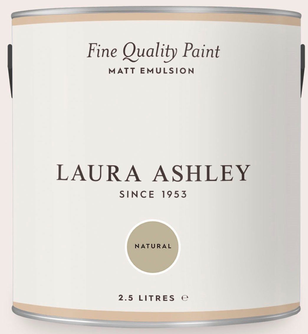 LAURA ASHLEY Wandfarbe Fine Quality Paint MATT EMULSION natural shades, matt, 2,5 L