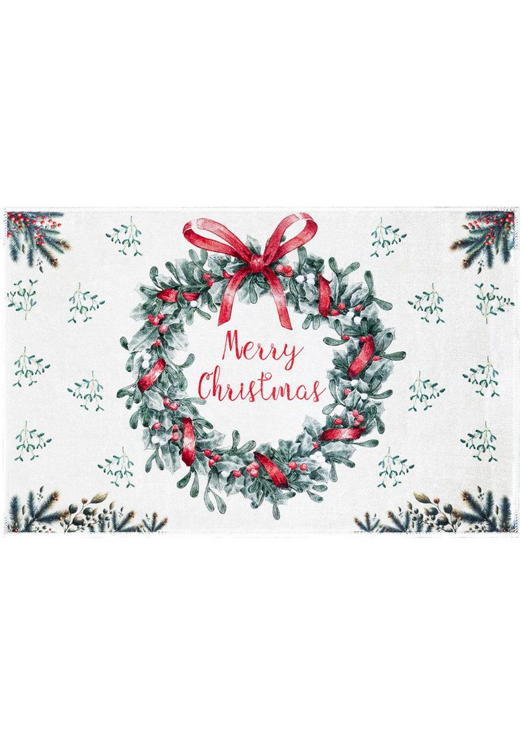 Mazovia Designteppich Weihnachten Teppichmatte für Küche, günstig online kaufen