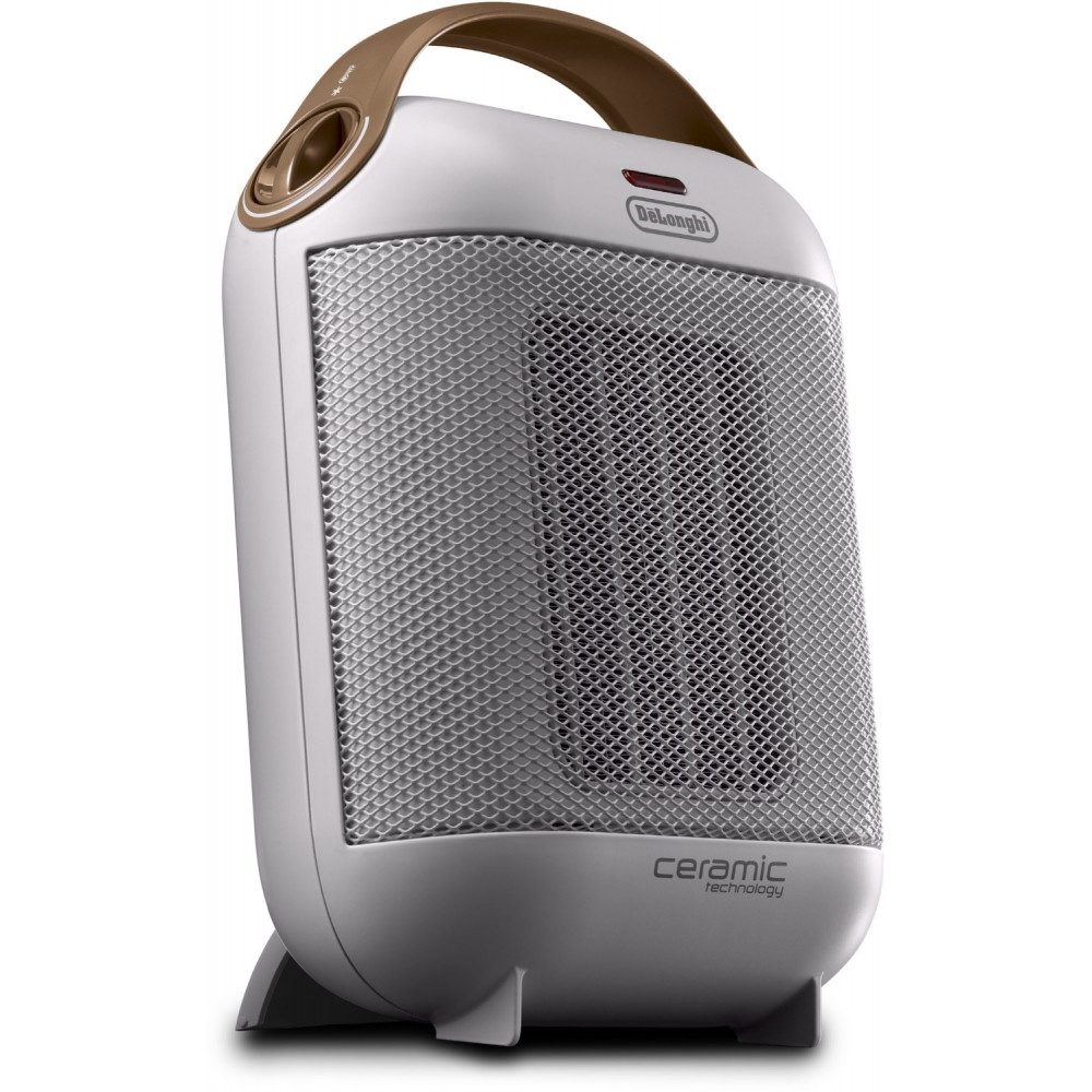 De'Longhi Keramikheizlüfter DeLonghi HFX30C18.IW Keramik-Heizer in Weiß., 1800 W