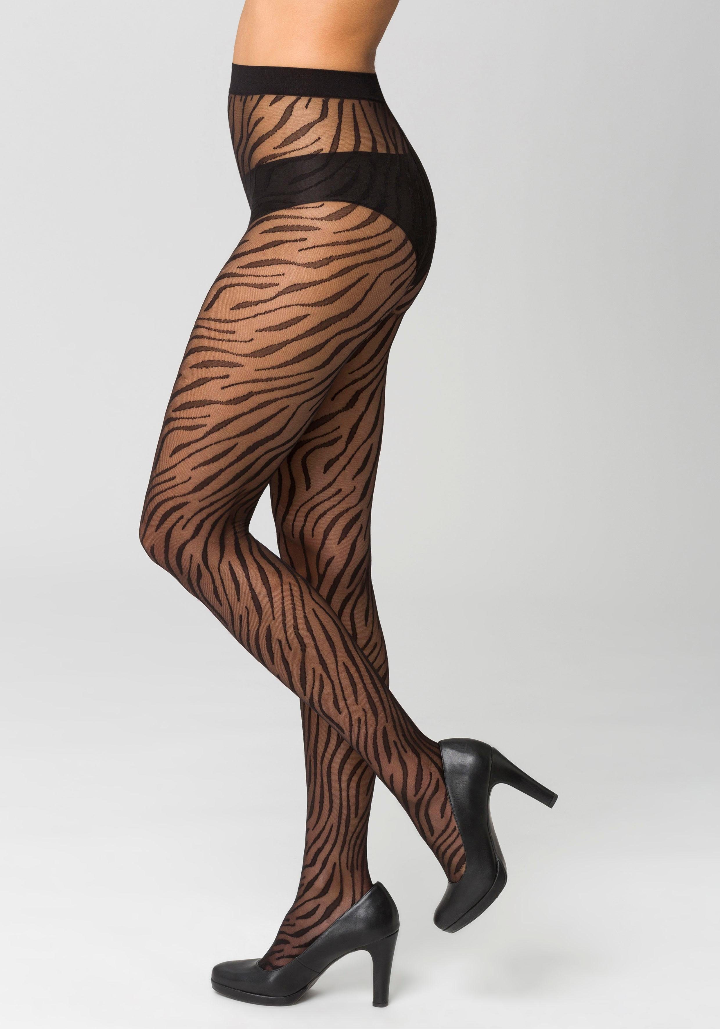 petite fleur gold Feinstrumpfhose 20 DEN mit animal Print – Bild 5 von 5