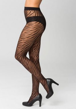 petite fleur gold Feinstrumpfhose 20 DEN mit animal Print