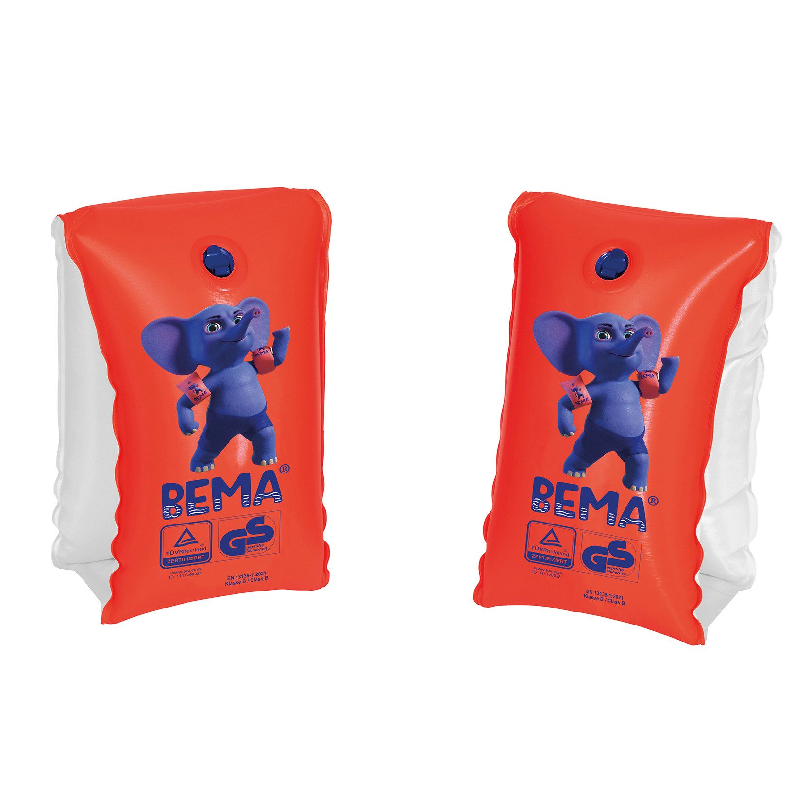 Happy People Schwimmhilfe BEMA® Schwimmflügel für Kinder von 0-1 Jahren, orange, Gr. 00