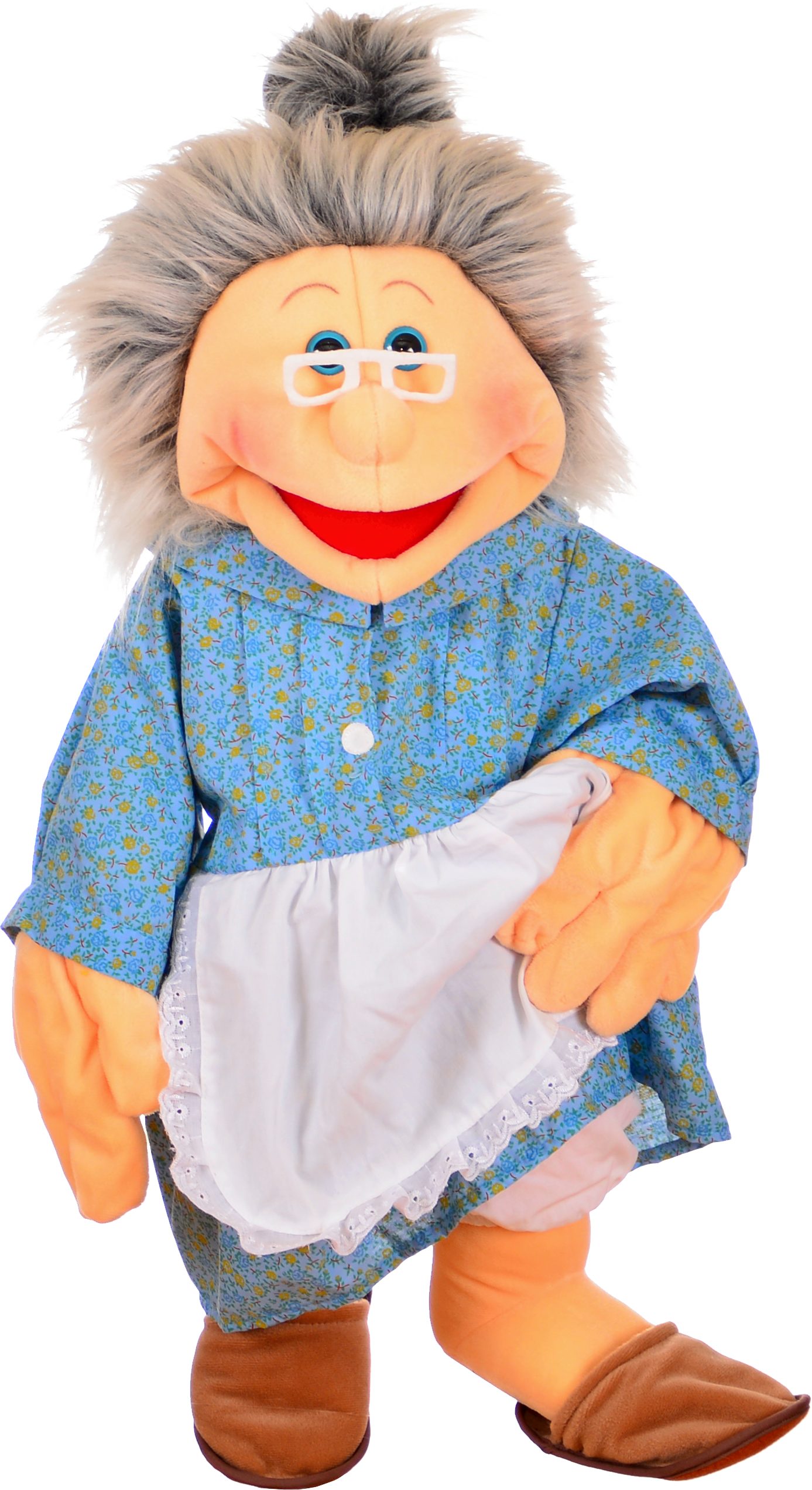 Living Puppets Handpuppe Living Puppets Handpuppe Großmutter, Oma 65 cm W501 (Packung), Sehr gut geeignet um Geschichten zu erzählen