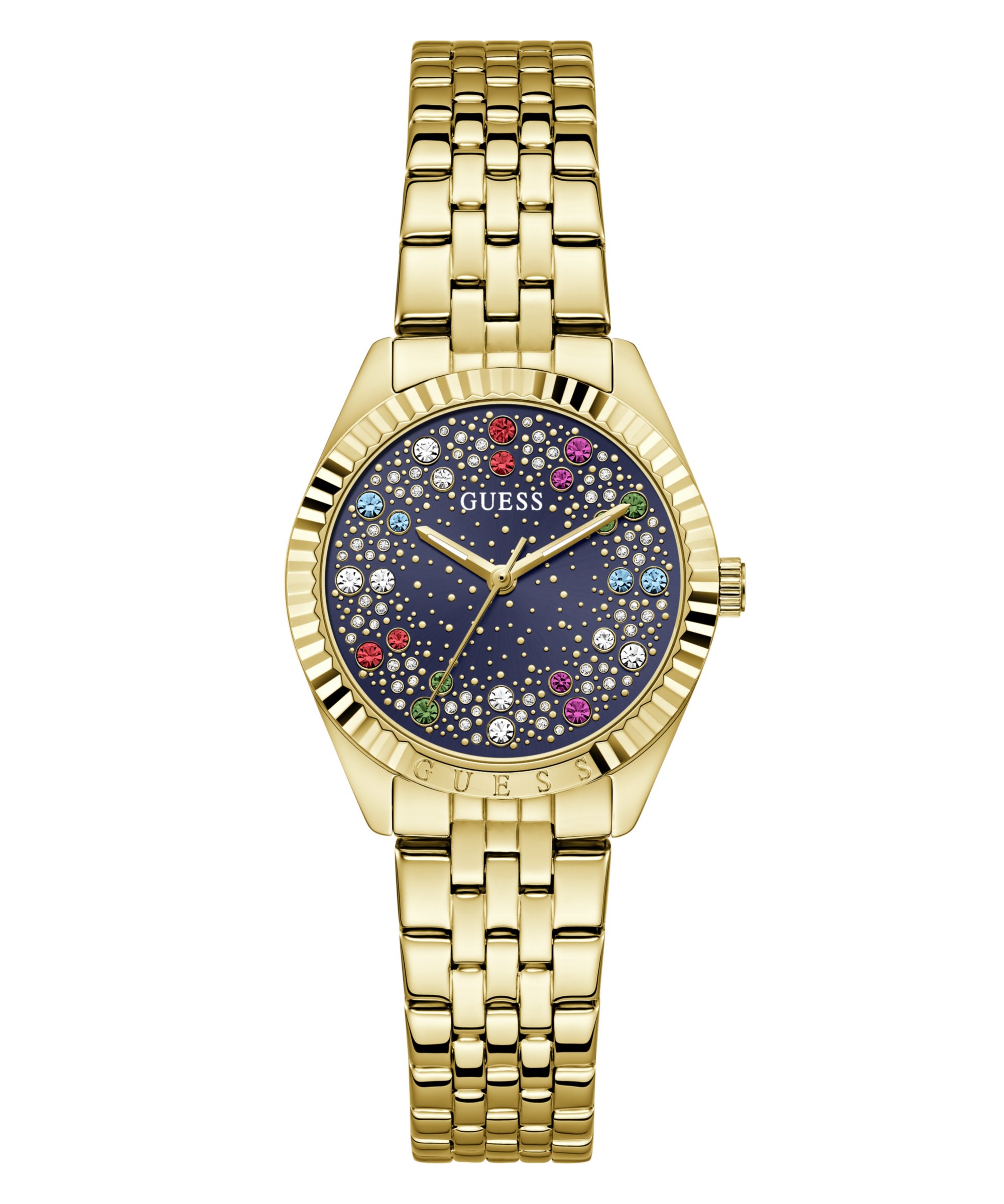 Guess Quarzuhr ADELAIDE GW1103L2, Armbanduhr, Damenuhr, Edelstahlarmband, analog
