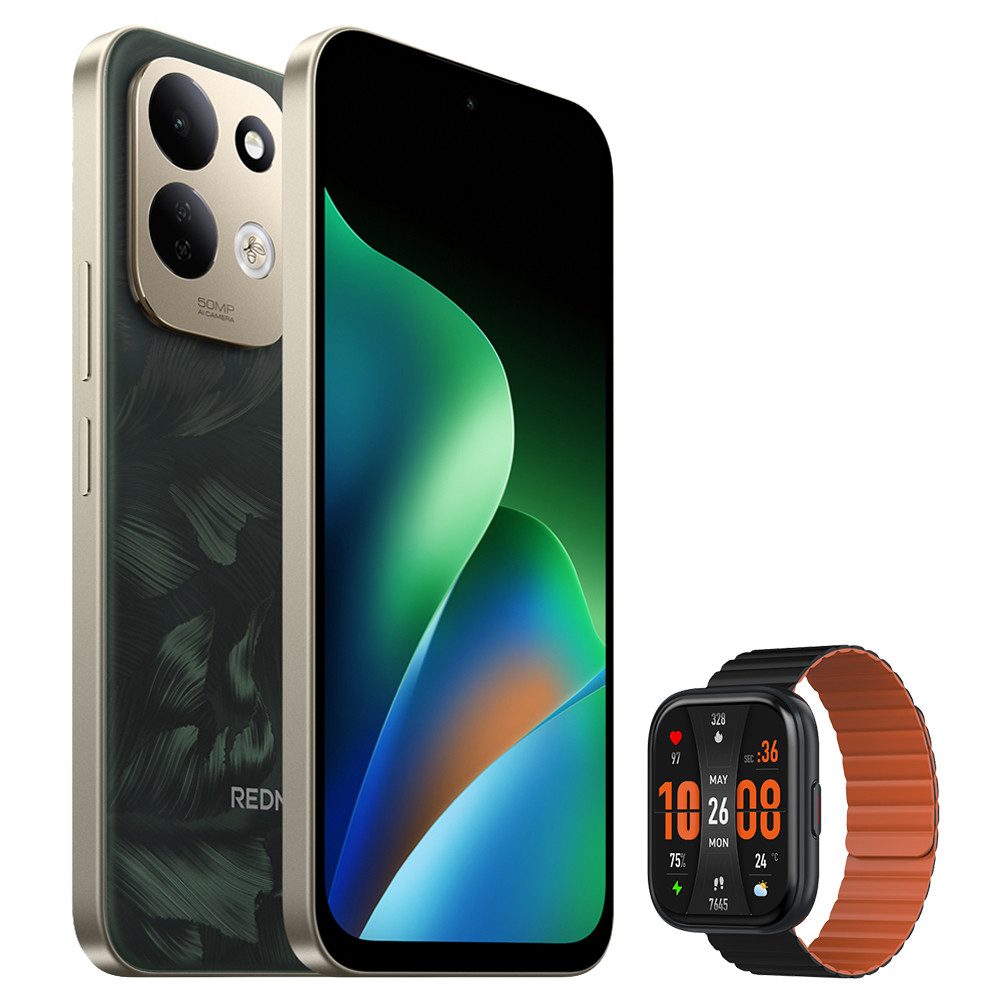 Xiaomi Redmi 17 4G 4+256GB Smartphone & Smartwatch Handy (50 MP Kamera)