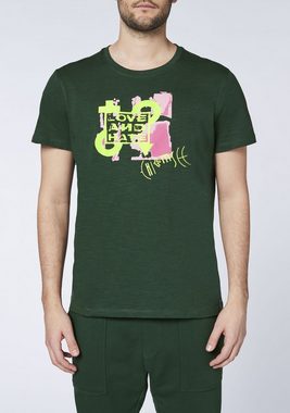 Chiemsee Print-Shirt T-Shirt im LOVE-AND-HATE Design 1