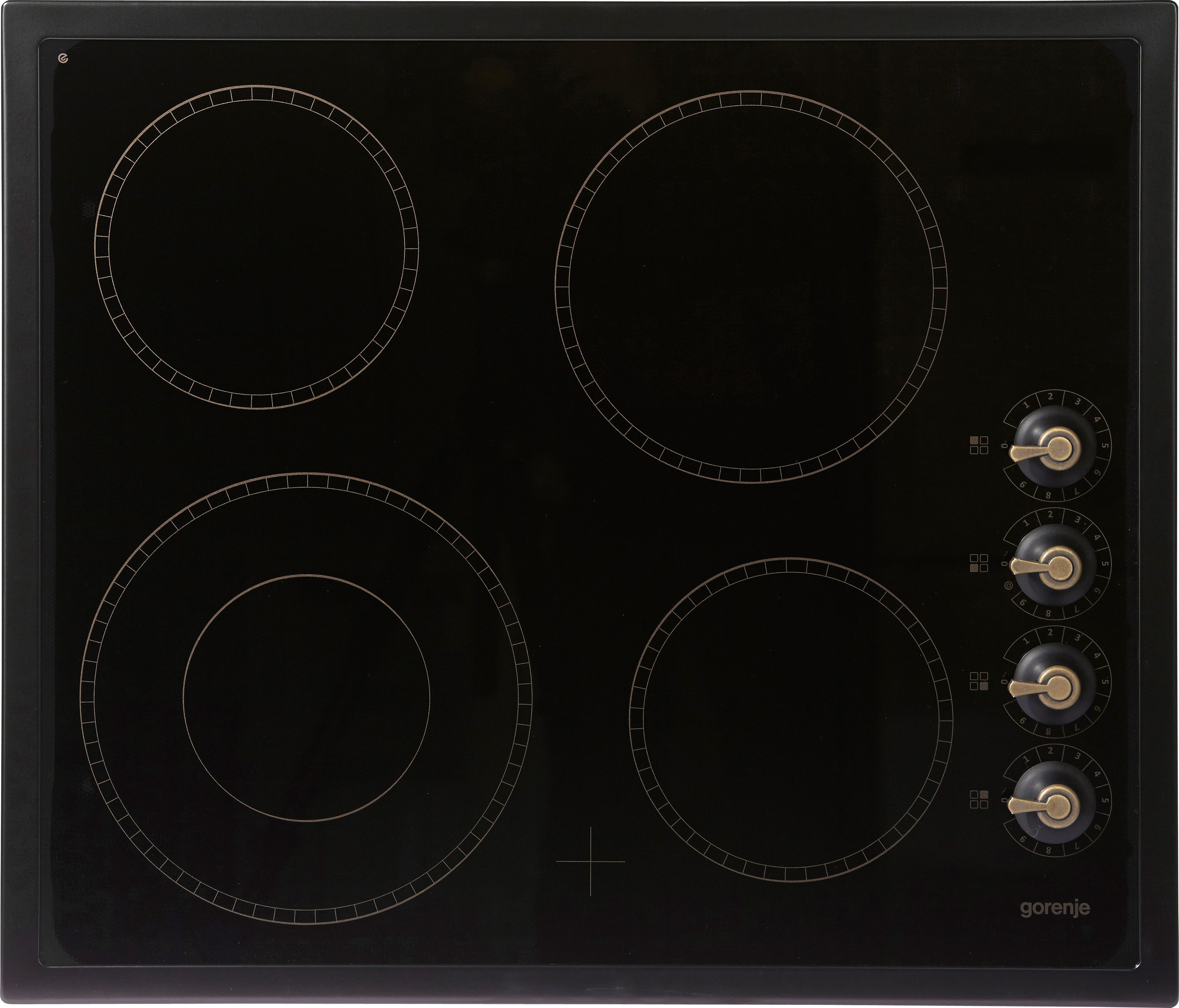 gorenje classico glaskeramik kochfeld eck 63 clb schwarz