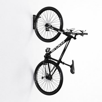 Wellgro Fahrradhalter 2 x Wand Fahrradhalter - Stahl Fahrrad Wandhalterung - Fahrrad haken