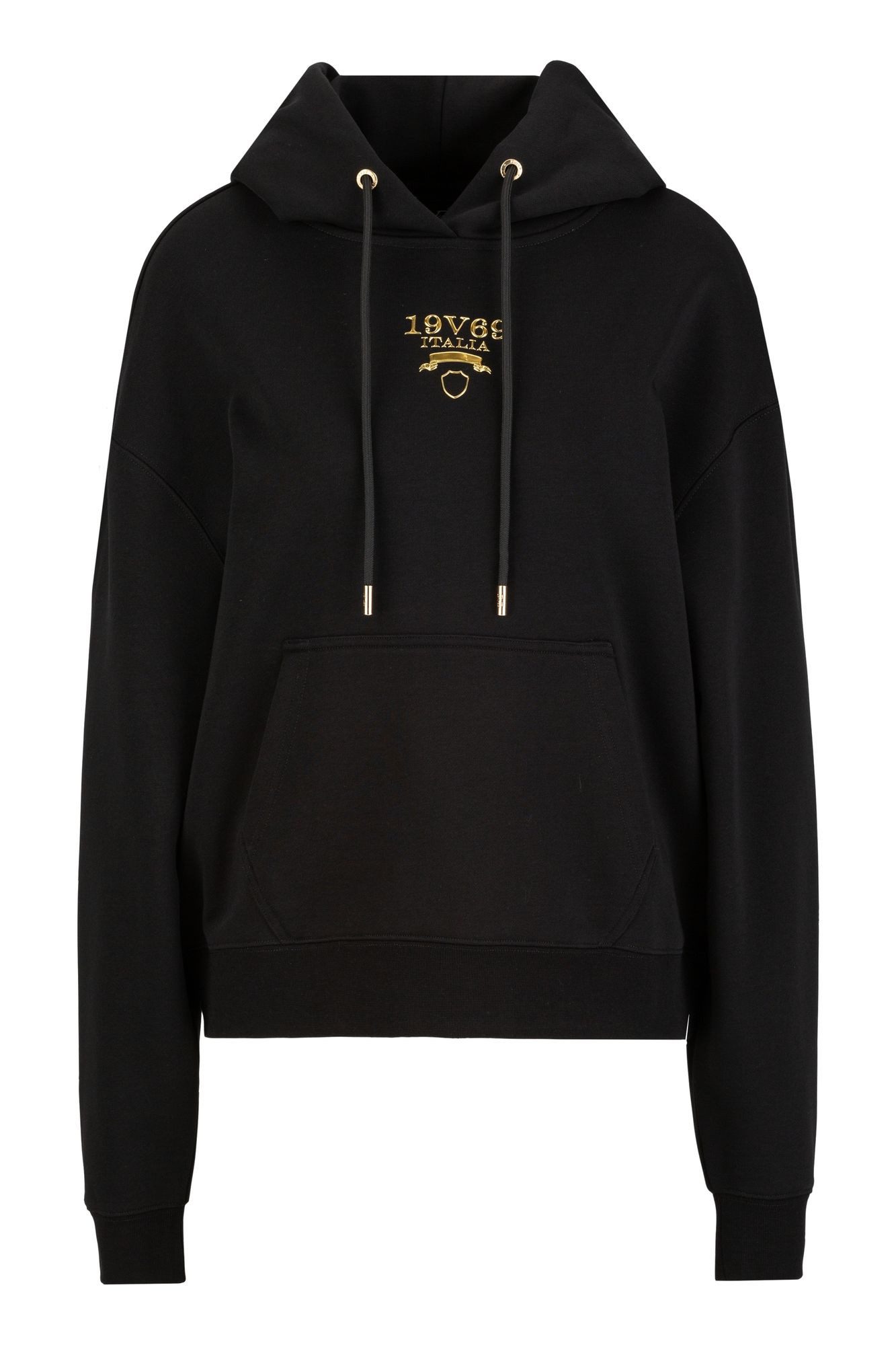 19V69 ITALIA Hoodie BURNER GOLD LOGO günstig online kaufen