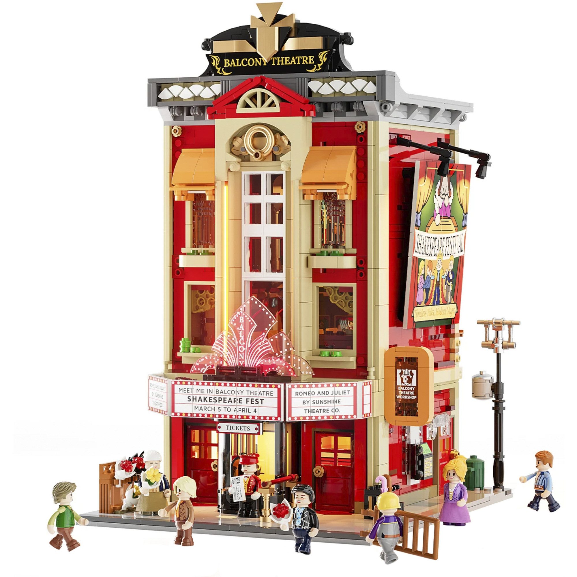 Lumibricks Lumibricks Balkontheater, Konstruktionsspielzeug Spielbausteine