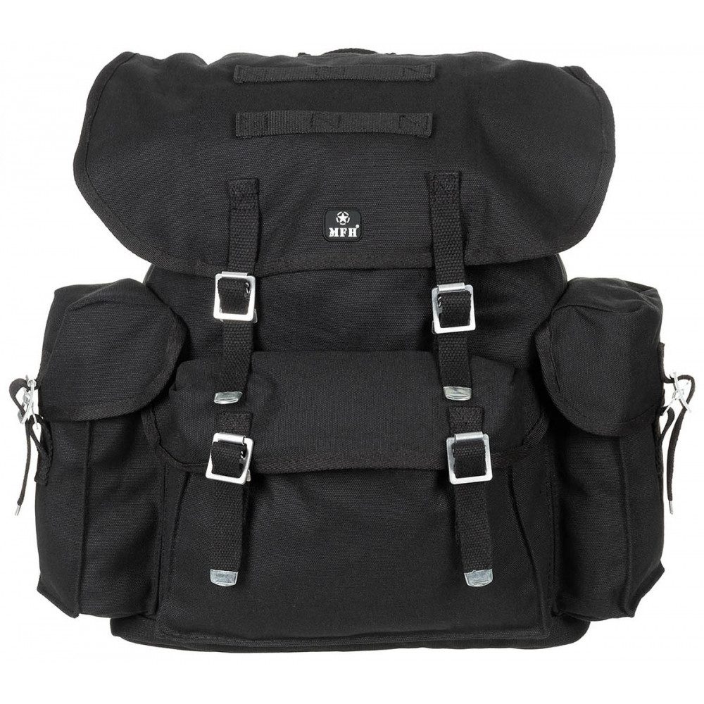 MFH Wanderrucksack BW Rucksack, Mod., schwarz, mit Träger (wie BW Packtasche)