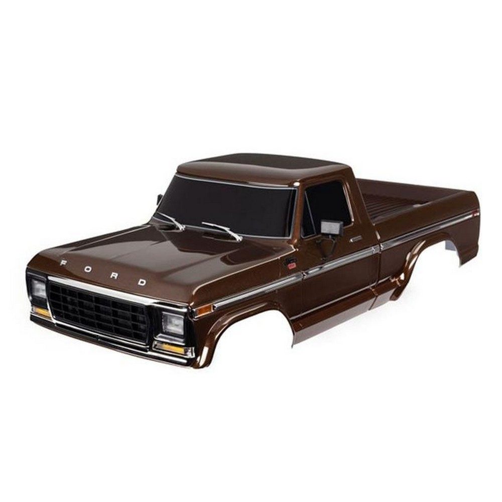 Modellbausatz Karosserie 1979 Ford F-150 braun mit Anbauteilen TRX-9230-BRWN