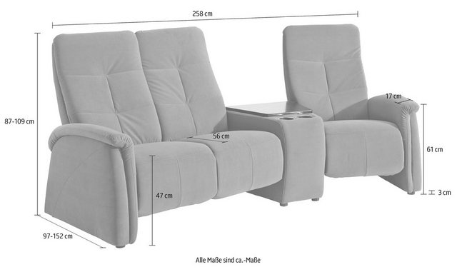 exxpo sofa fashion 3 Sitzer, mit Relaxfunktion  - Onlineshop Otto